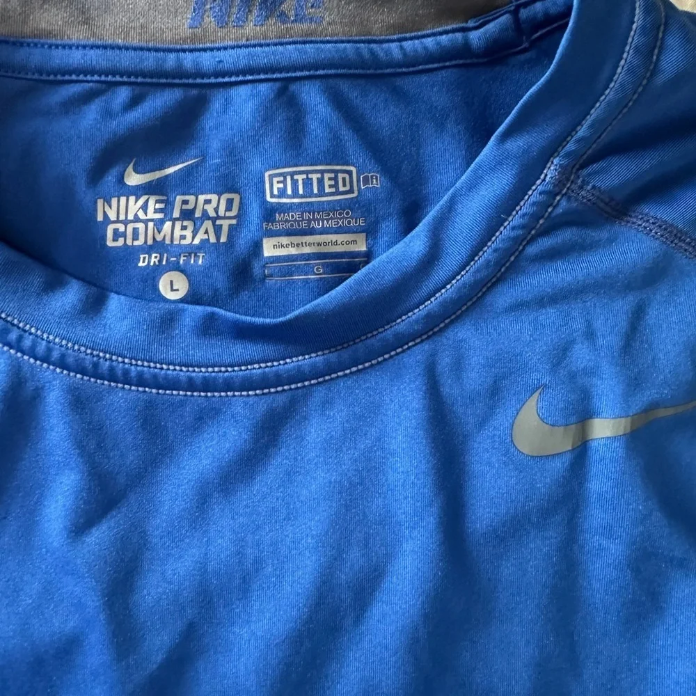 Nike Men's Royal Blue Long Sleeve Tee